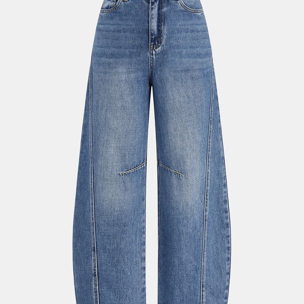 Commense Denim Curved Leg Jeans